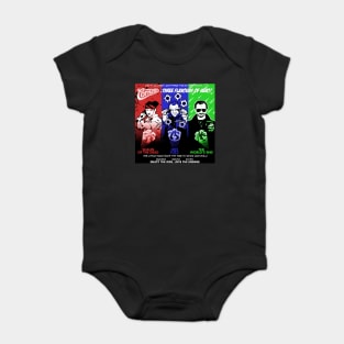 The Cornetto Trilogy: Three Flavours of Hero! Baby Bodysuit